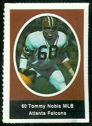 1972 Sunoco Stamps      018      Tommy Nobis